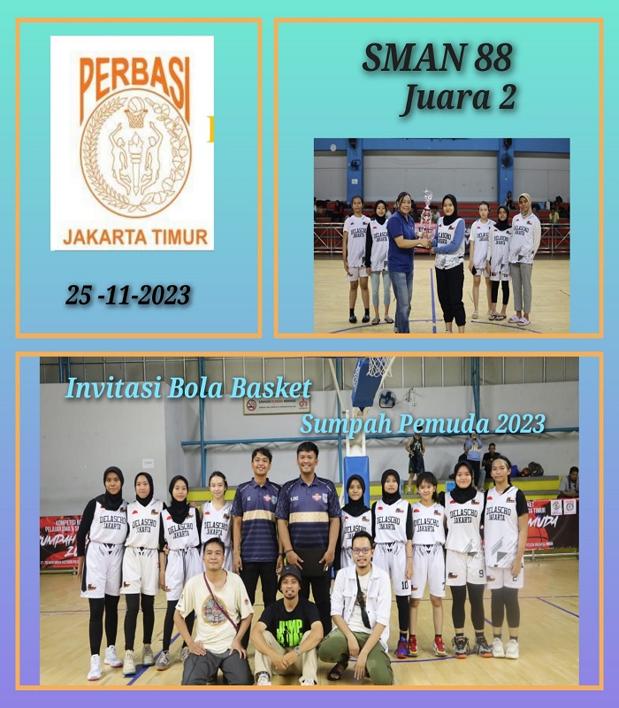 Juara 2 Lomba Invitasi Bola Basket Sumpah Pemuda 2023