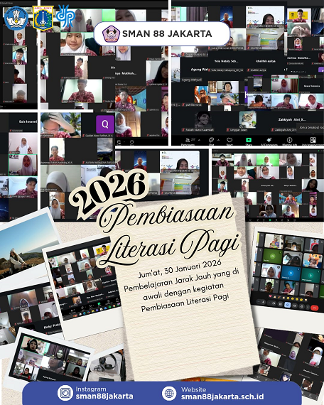 PEMBIASAAN LITERASI PAGI SECARA DARING