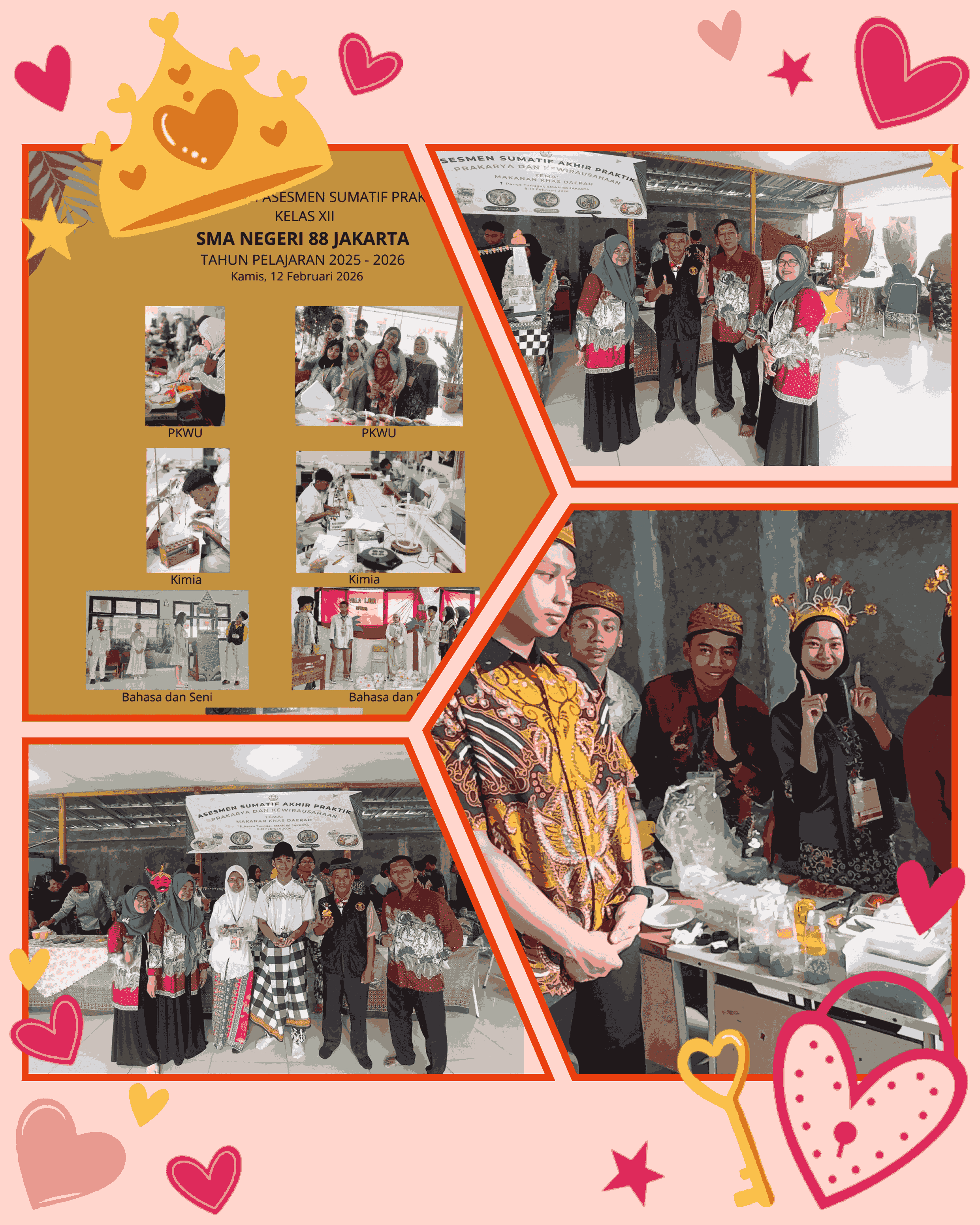 KEGIATAN UJIAN PRAKTIK SMAN 88 JAKARTA