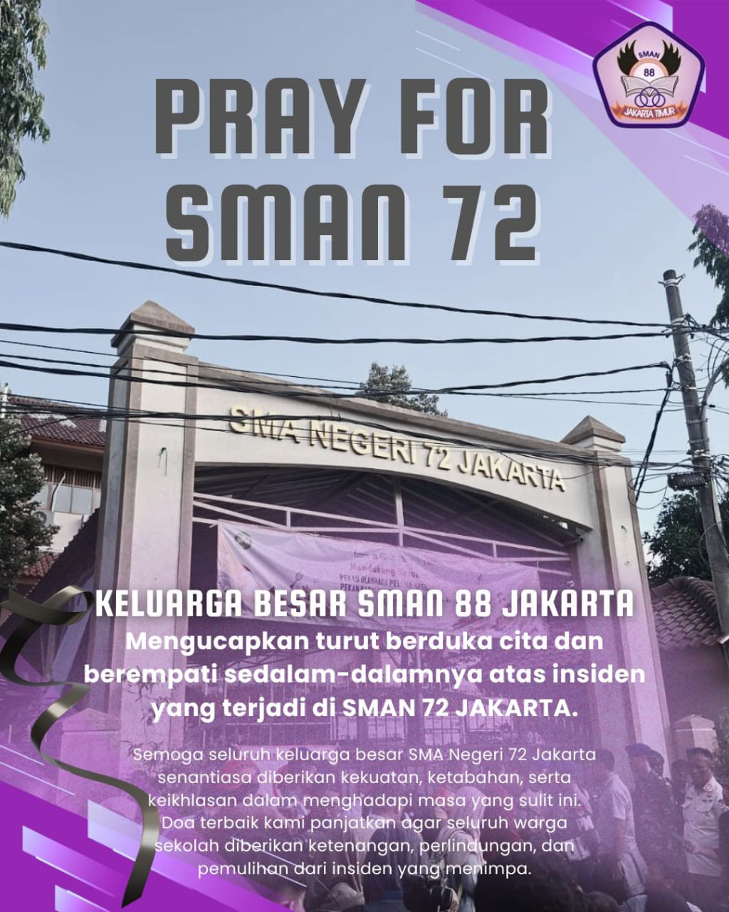 PRAY FOR SMAN 72 JAKARTA