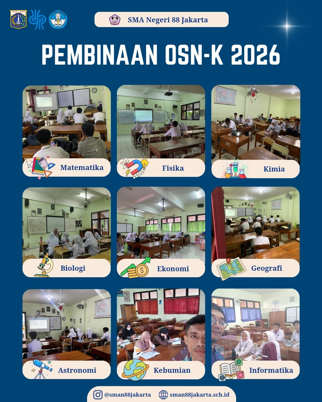 KEGIATAN PEMBINAAN DAN SOSIALISASI KEGIATAN SMAN 88 JAKARTA