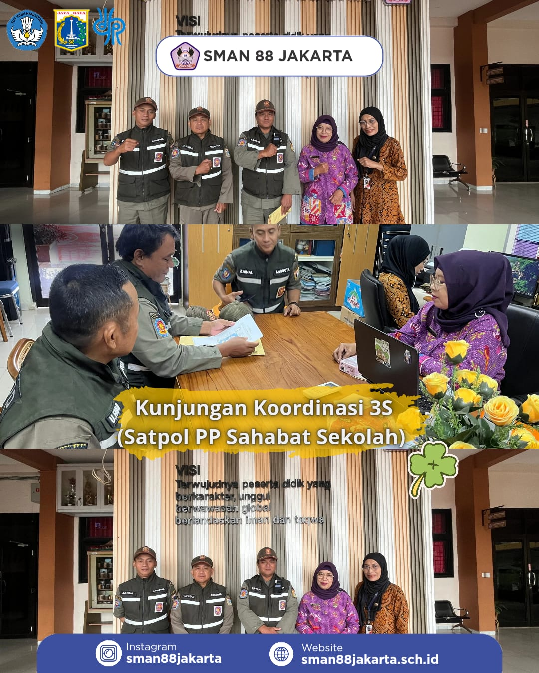 KUNJUNGAN KOORDINASI 3S SATPOL PP