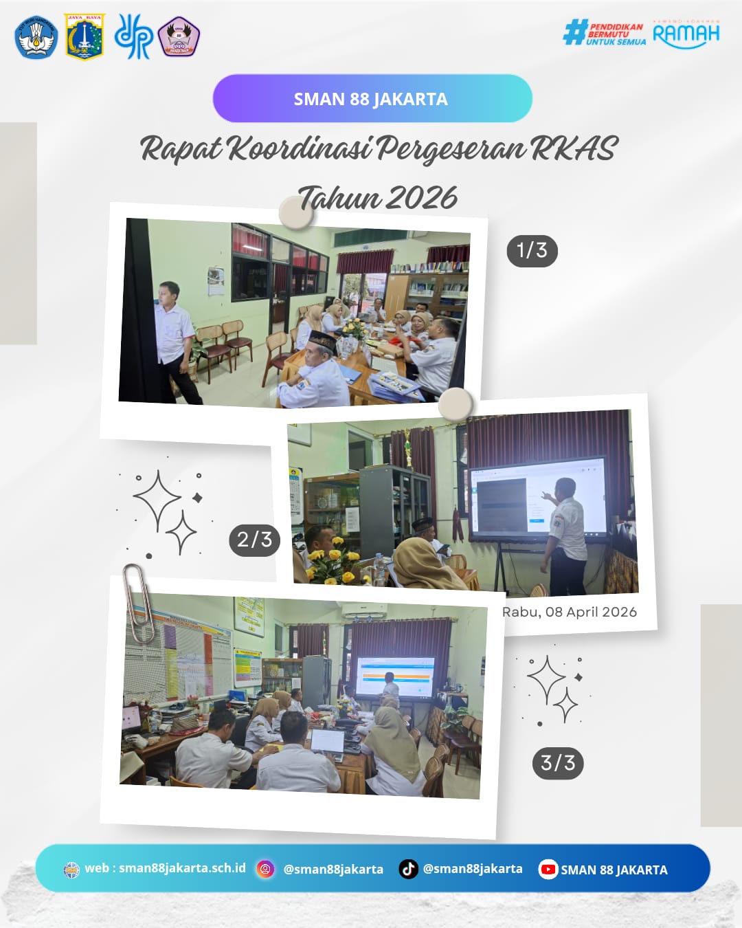 RAPAT KOORDINASI PERGESERAN RKAS TAHUN 2026