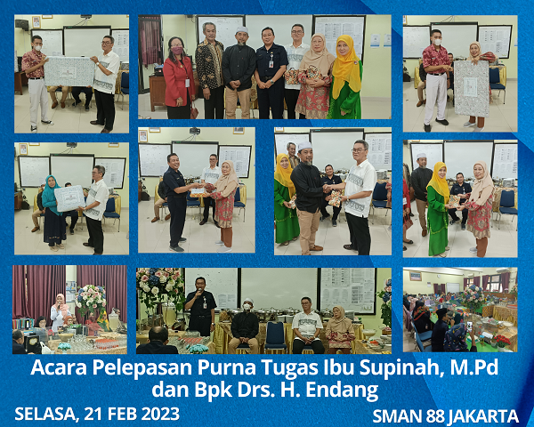 Acara Pelepasan Purna Tugas Ibu Supinah, M.Pd dan Bpk Drs. H. Endang