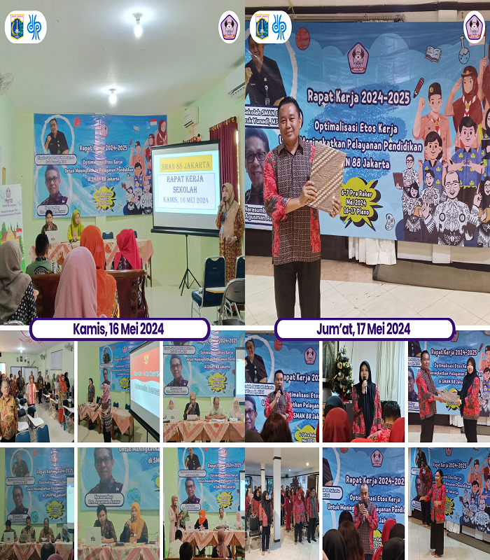 Raker SMAN 88 Jakarta, 16-17 Mei 2024