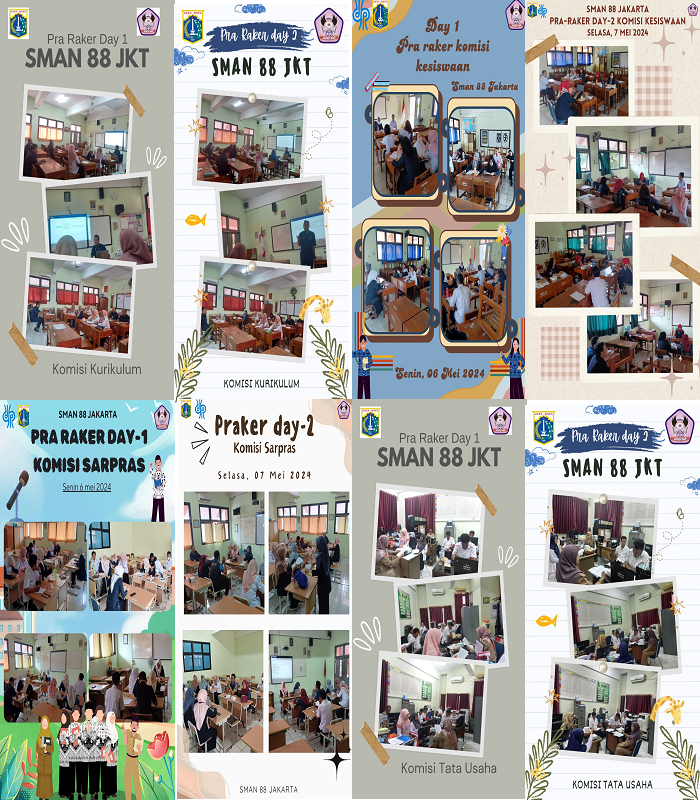Pra Raker SMAN 88 Jakarta, 6-7 Mei 2024