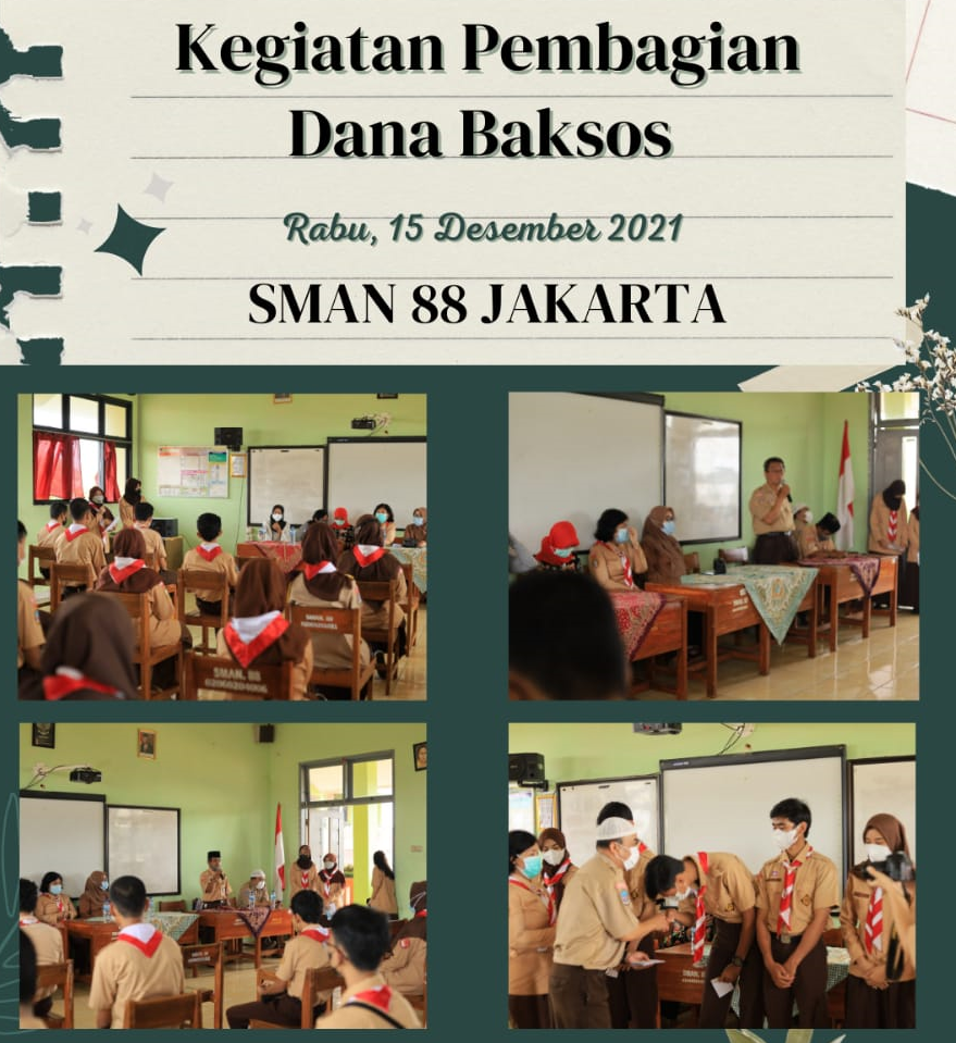 KEGIATAN BAKTI SOSIAL SMAN 88 JAKARTA