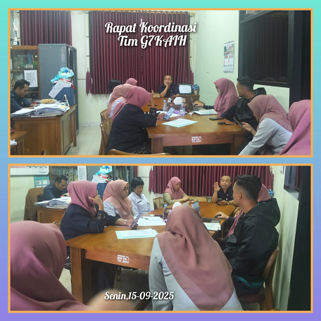 RAPAT KOORDINASI PEMBENTUKAN TIM G7KAIH