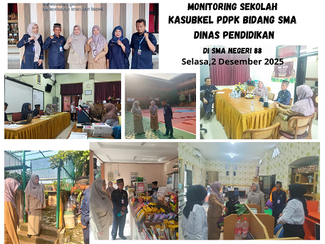PELAKSANAAN MONITORING PDPK SMAN 88
